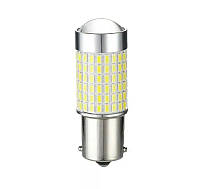 Світлодіодна лампа 1156 BA15s P21W 144 SMD 3014 з лінзою 12-24V