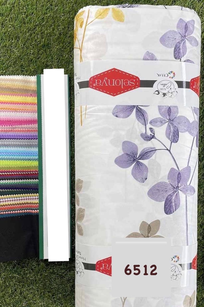 Тканина Ранфорс, Поплін Туреччина, ширина 240 см, Принт Квіти, фото 1