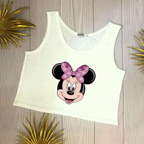 Жіночий літній топ з Міккі Маусом, фото 1