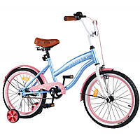Велосипед CRUISER 16 дюймов T-21631 blue+pink