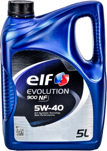 Синтетична моторна олива ELF 5w40 Evol 900 FT (5 л)
