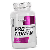 Мультивитамины для женщин Progress Nutrition Pro Woman Multivitamin Complex 60 таблеток