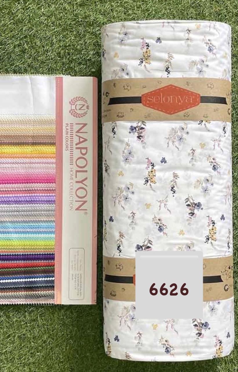 Тканина Ранфорс, Поплін Туреччина, ширина 240 см, Принт Квіти, фото 1