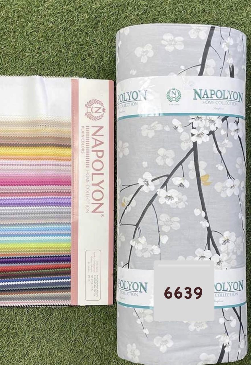 Тканина Ранфорс, Поплін Туреччина, ширина 240 см, Принт Квіти, фото 1