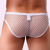 Чоловічі труси в сітку "Clever-Menmode" - Білий - L-XL, фото 5
