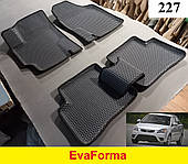 3D килимки EvaForma на Kia Rio 2 '05-11 DE, килимки ЕВА