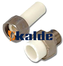 Американки, різьбові з'єднання, штуцери Kaldе white 