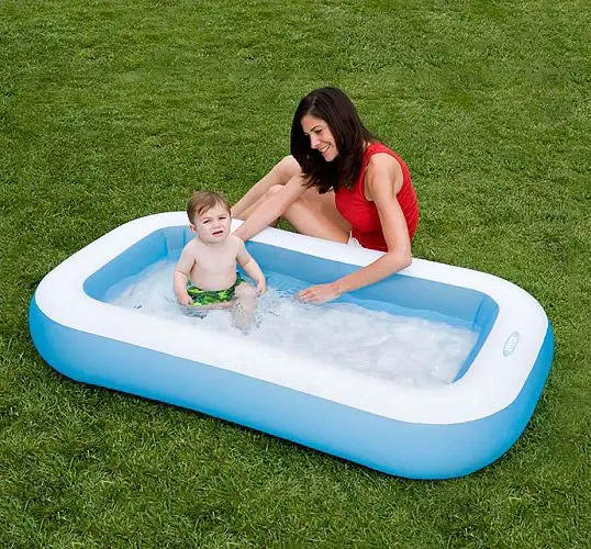 Дитячий надувний басейн intex інтекс, Басейн для дітей маленький прямокутний, Дитячий басейн для малюків