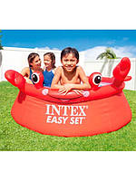 Детский надувной бассейн intex интекс, Бассейн для детей, Детский бассейн для дома Краб