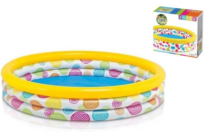 Дитячий надувний басейн intex інтекс, Басейн для дітей маленький круглий, Дитячий басейн для малюків