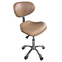 Стул мастера со спинкой стульчик для маникюра для косметолога стулья для мастеров салонов красоты 1026АВ