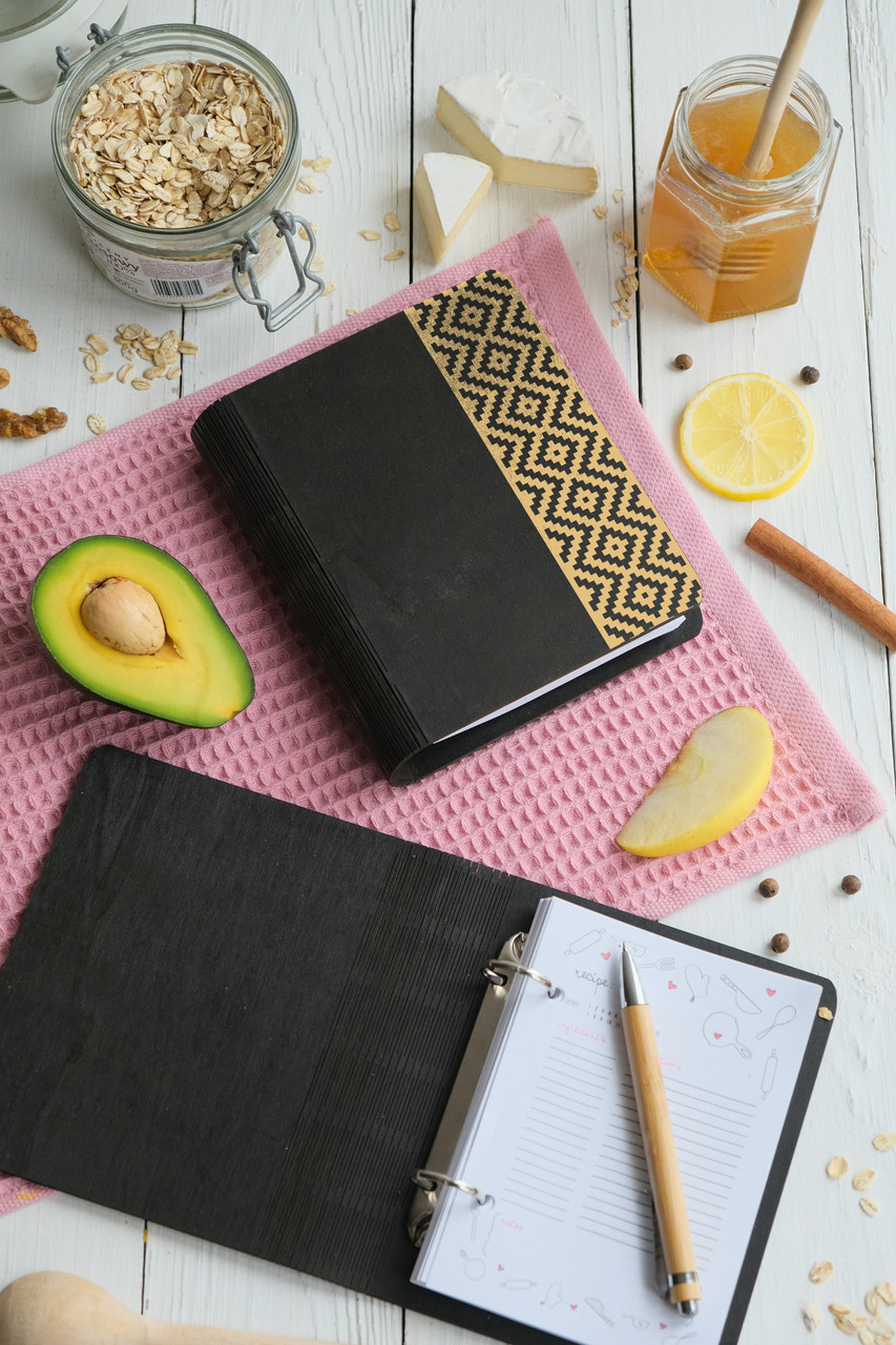 Книга для записів кулінарних рецептів "Recipe book" А6 16,5х13см