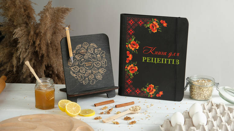 Книга для записів кулінарних рецептів "Книга для рецептів" А6 16,5х13см, фото 2