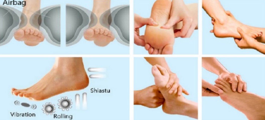 Вибромассажер для ног Shiatsu Foot Massager | Массажер для ног электрический bs - фото 8 - id-p1849273255