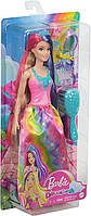 Лялька Барбі Райдужне плаття Дрімтопія довге волосся Barbie Dreamtopia Rainbow Dress Extra-Long Hair