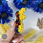 Брошка_206 Україна у квітах, набір для вишивання брошки, фото 6