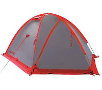Палатка туристическая четырехместная всесезонная со снегозащитой Tramp ROCK 4 (V2)