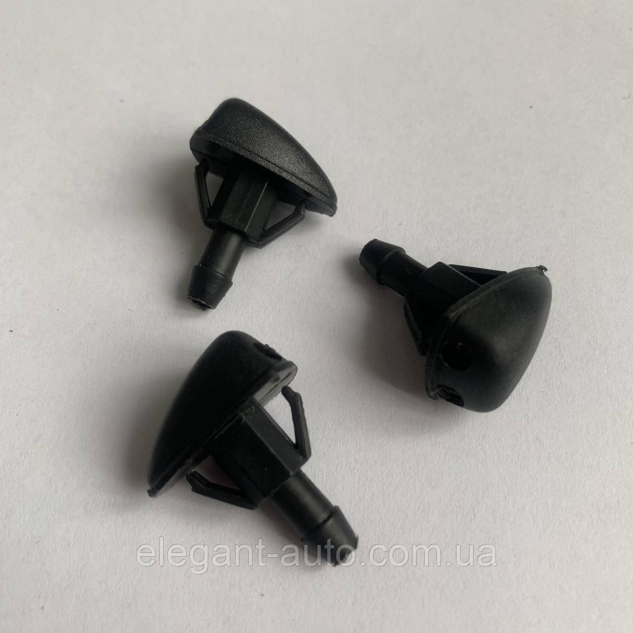 Форсунка на капот "засувка" 2-струменева/Daewoo Lanos/Хюндай Акцент