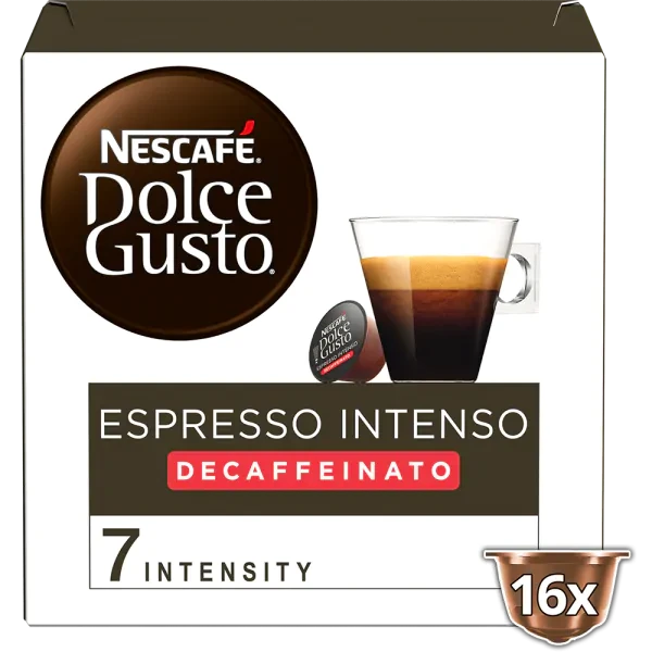Кава в капсулах Dolce Gusto Espresso Intenso Decaffeinato - Кава в капсулах Дольче Густо