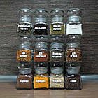 Набір баночок для зберігання спецій, скло 12 шт., фото 2