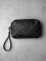 Клатч черный портмане Louis Vuitton