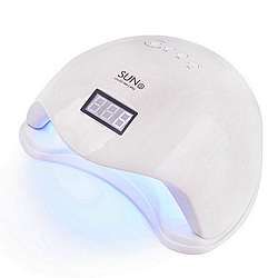 Лампа для манікюру SUN 5 White 48W UV/LED, Біла / Лампа для гель лаку / Манікюрна лампа