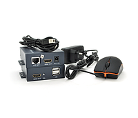 Одноканальный активный удлинитель HDMI сигнала по UTP кабелю. Дальность передачи: до 100 метров, cat5e/cat6e