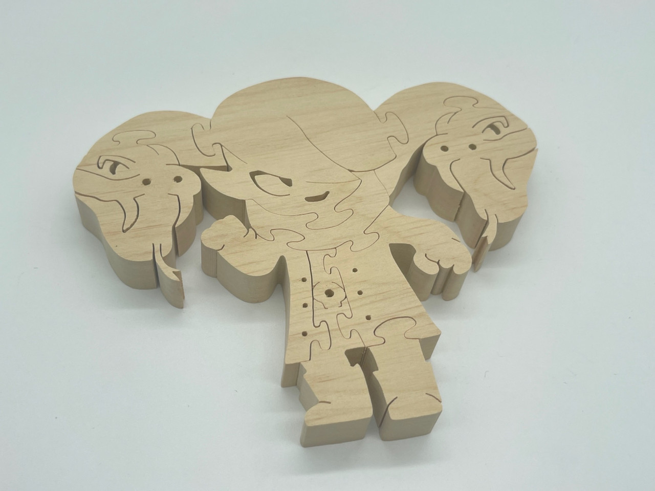 Бравл Старз "Едгар" пазл-розмальовка дитячий дерев'яний 14х12 см (з екоматеріалу)