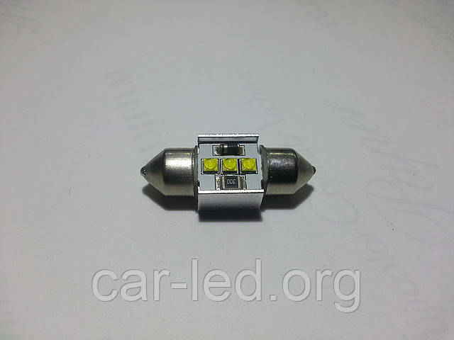 Светодиодная CANBUS автолампа  FT10 (31mm) (150 Lm) с "обманкой" Samsung LED chip SMD2323