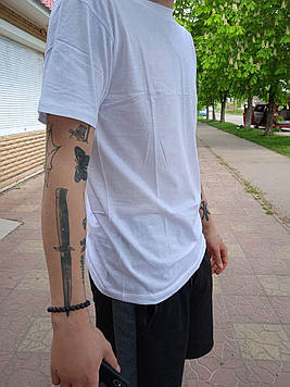 Чоловічі футболки.бавовна "EZGI"Туреччина Білі / 6 штук 75-2XL