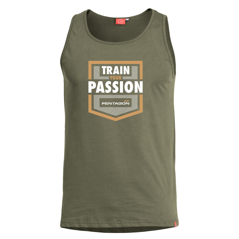 Майка Pentagon ASTIR TRAIN YOUR PASSION K09020-TP X-Large, Олива (Olive)