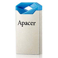 Флеш-накопитель, Apacer USB 2.0 Flash Drive AH111 64GB Silver-Blue (AP64GAH111U-1)