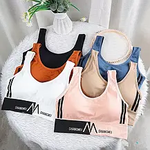 Бюстгальтер Спортивний Shoulder Sports Suit, Топ безшовний коригувальний,Топ-майка, фото 3