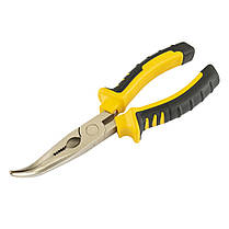 Щипці вигнуті MASTERTOOL 180 мм С55/HRC 45~50 23-3180, фото 3