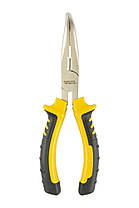 Щипці вигнуті MASTERTOOL 180 мм С55/HRC 45~50 23-3180, фото 4