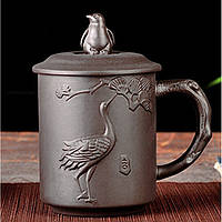 Чашка "Пінгвін" чорна 350 мл. 12,5*9*15см.