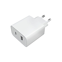 Мережевий зарядний пристрій Xiaomi Mi Wall Charger 33 W USB+Type-C QC3.0