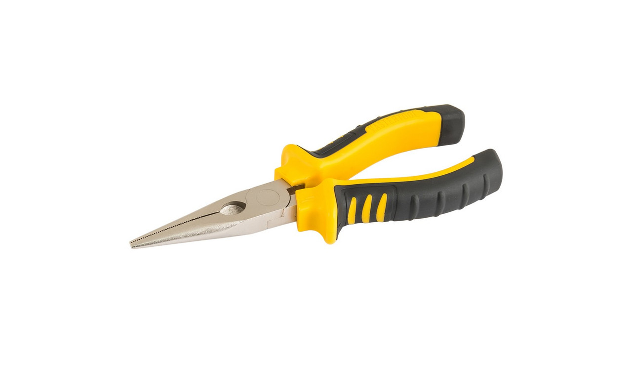 Щипці прямі 160 мм, C55, HRC 45~50 MASTERTOOL 23-2160