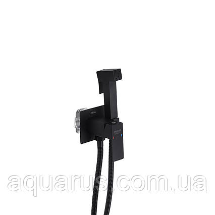 Змішувач з гігієнічним душем Kroner KRP Edelstahl Kubus - SCH053, фото 1