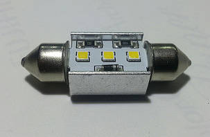 Светодиодная CANBUS автолампа  FT10 (36-38mm)(150 Lm) с "обманкой" Samsung LED chip SMD2323