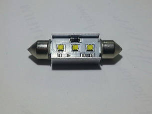 Світлодіодна CANBUS Автолампа FT10 (41mm) (150 Lm) з "обманкою" Samsung LED chip SMD2323