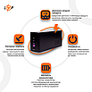 Інтерактивне ДБЖ 650VA 390 Вт UPS LP захист від стрибків напруги короткого замикання 2 євророзетки 145-290V, фото 4