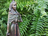 Колекційна статуетка Veronese Єгипетська цариця з кішкою WU76648A4, фото 4