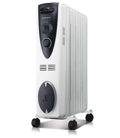 Масляний радіатор REAL-EL HEAT-L210, фото 1