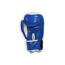 Перчатки боксерські THOR COMPETION 16oz /PU /сін-білі, фото 4