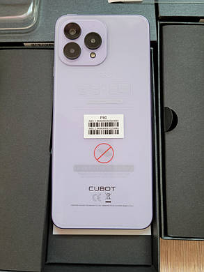 Смартфон CUBOT P80 Purple 4G 8/256GB 5200mAh камера 48+24МП + чехол + наушники, фото 2