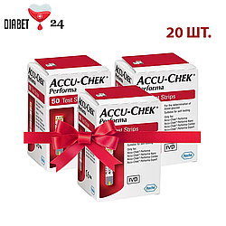 Тест-смужки Акку-Чек Перформа (Accu-Chek Performa) 50 шт. 20 паковань