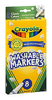 Фломастеры Fine Point Washable (на водной основе) Markers 8 цветов, Crayola (Крайола)
