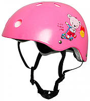 Защитный детский шлем-каска Maraton Lonas (розовый)