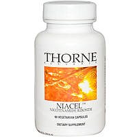 Нікотинамід рибозид, Thorne Research, Niacel, 125 мг, 60 капсул. Зроблено в США.